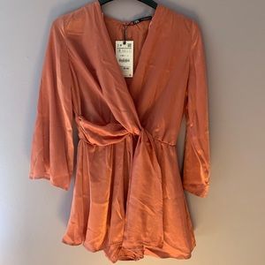 New Zara pink romper